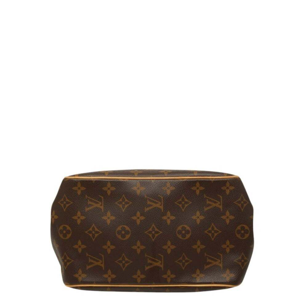 LOUIS VUITTON Brown Monogram Leather Tote Bag - Picture 3 of 12
